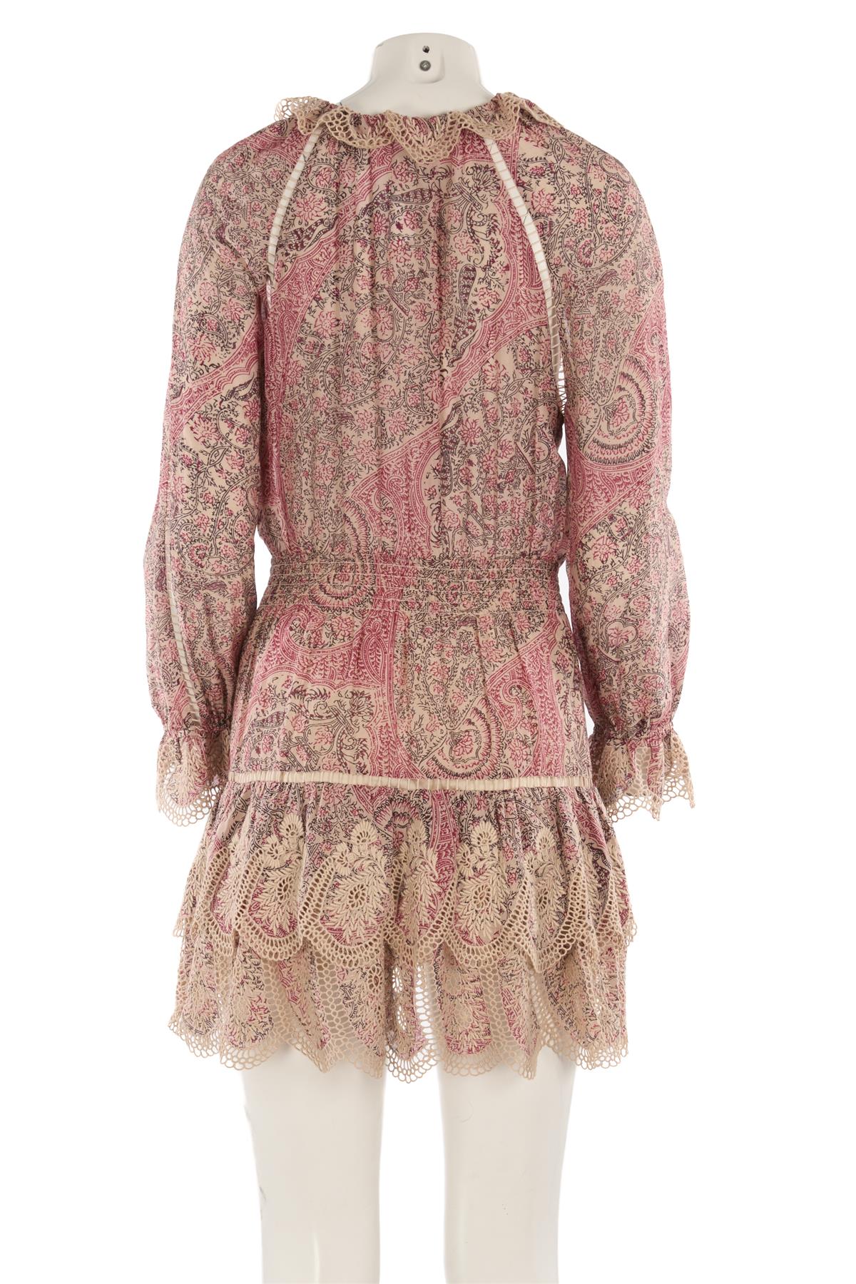 ZIMMERMANN MULTI COTTON MINI DRESS UK 12 - Image 4