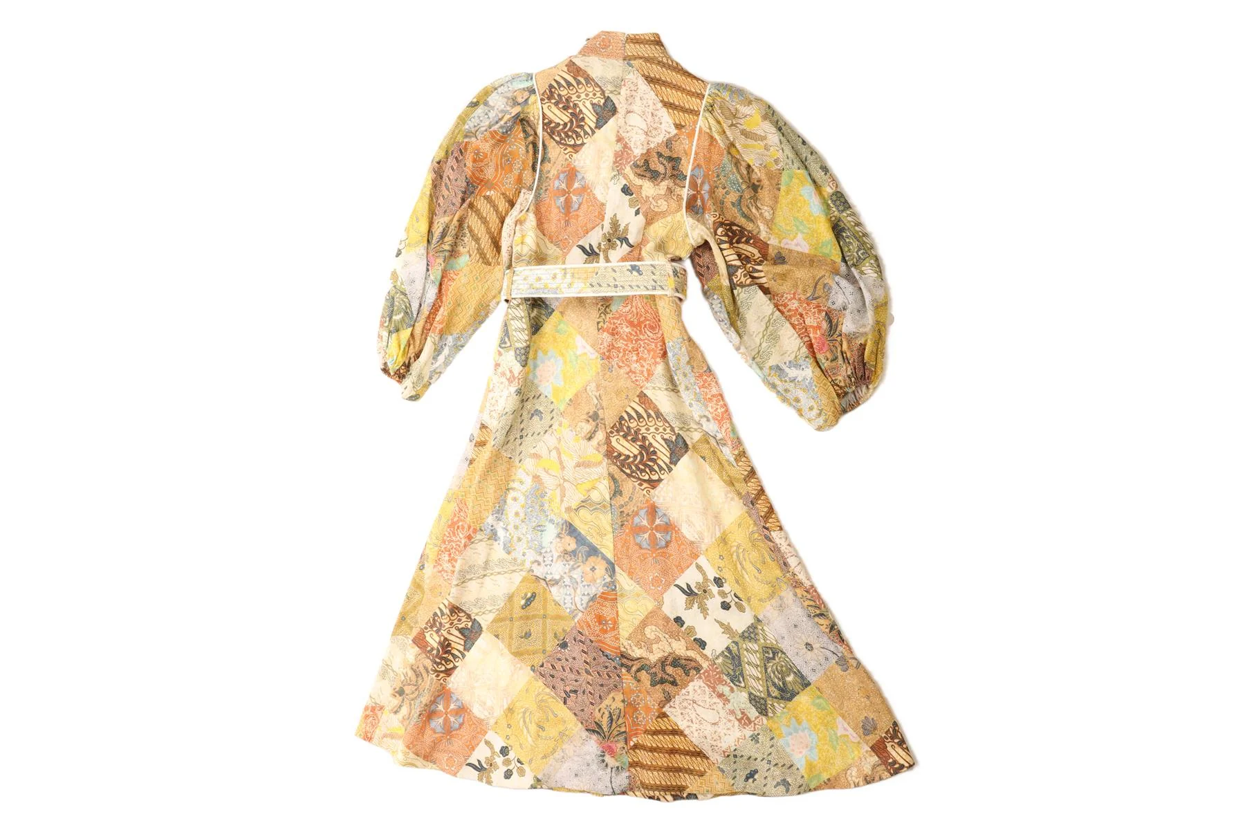 ZIMMERMANN MULTI LINEN MAXI DRESS 1 UK 10 - Image 3