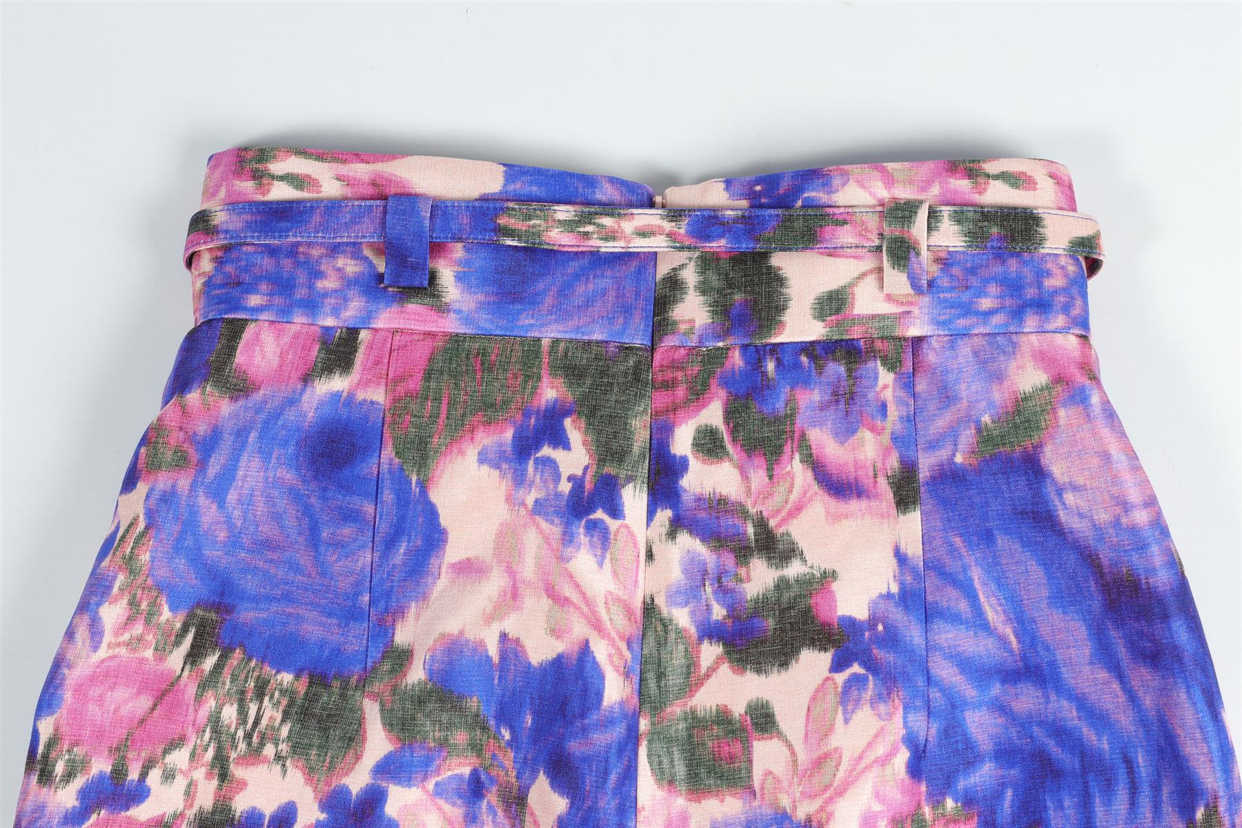ZIMMERMANN PURPLE SILK CULOTTES UK 6 - Image 5