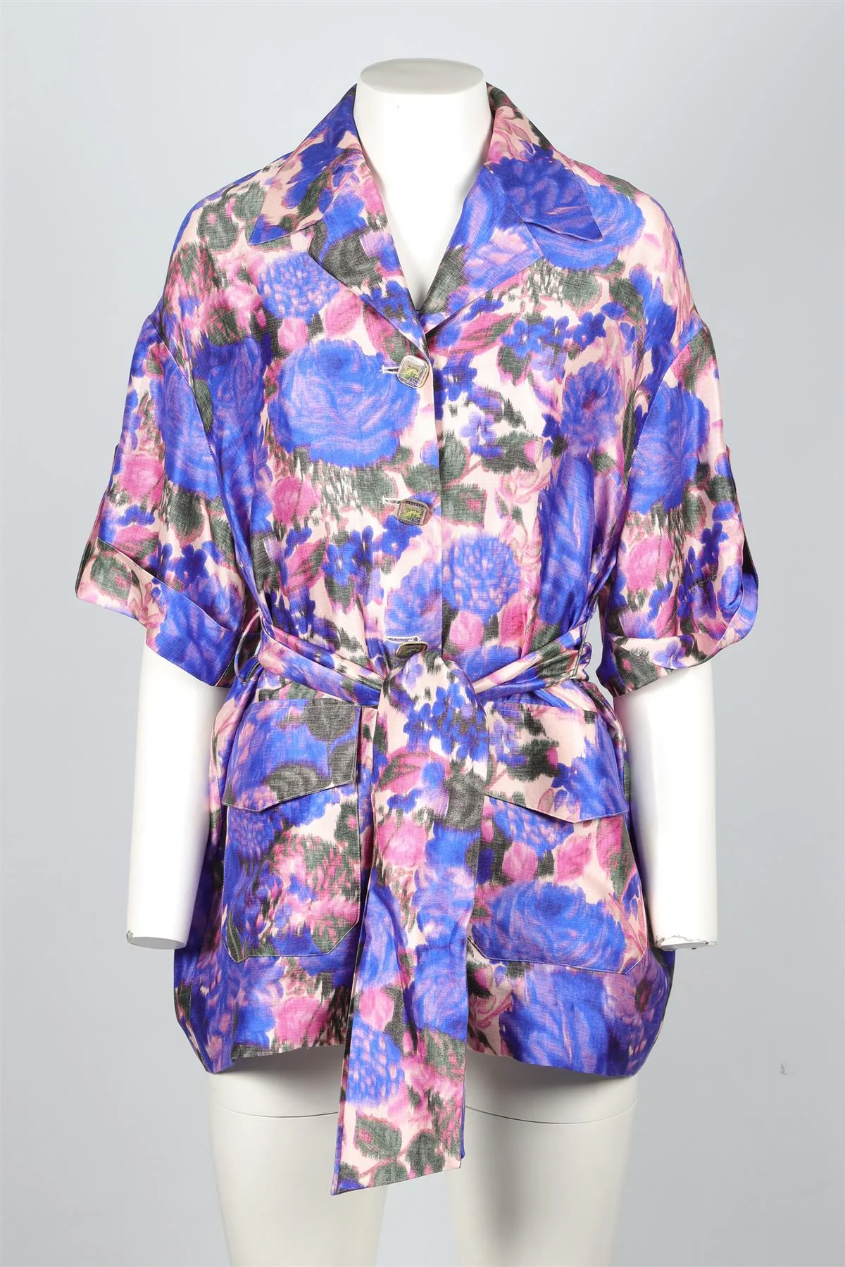 ZIMMERMANN PURPLE SILK SHIRT UK 8 - Image 2