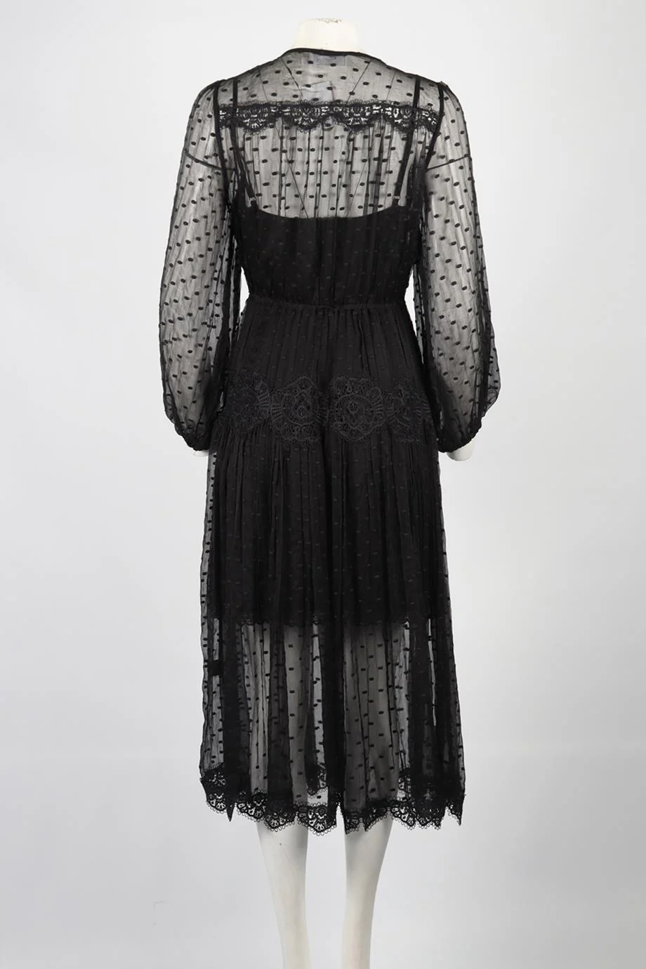 ZIMMERMANN SILK MIDI DRESS UK 12 - Image 4