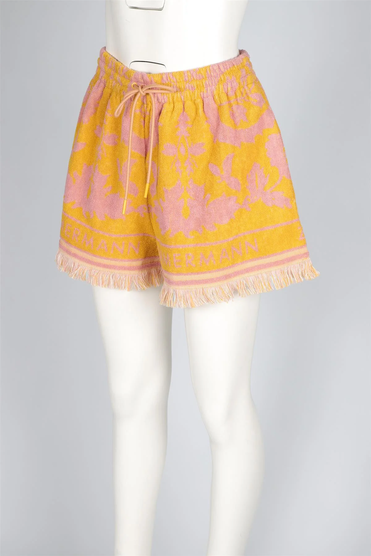 ZIMMERMANN YELLOW COTTON SHORTS UK 14 - Image 3