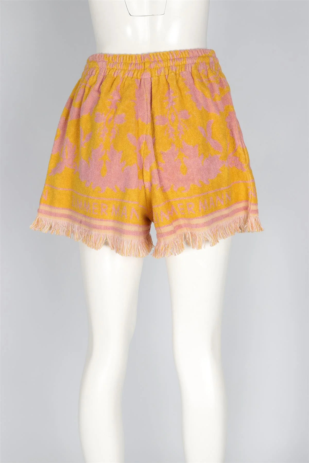 ZIMMERMANN YELLOW COTTON SHORTS UK 14 - Image 4