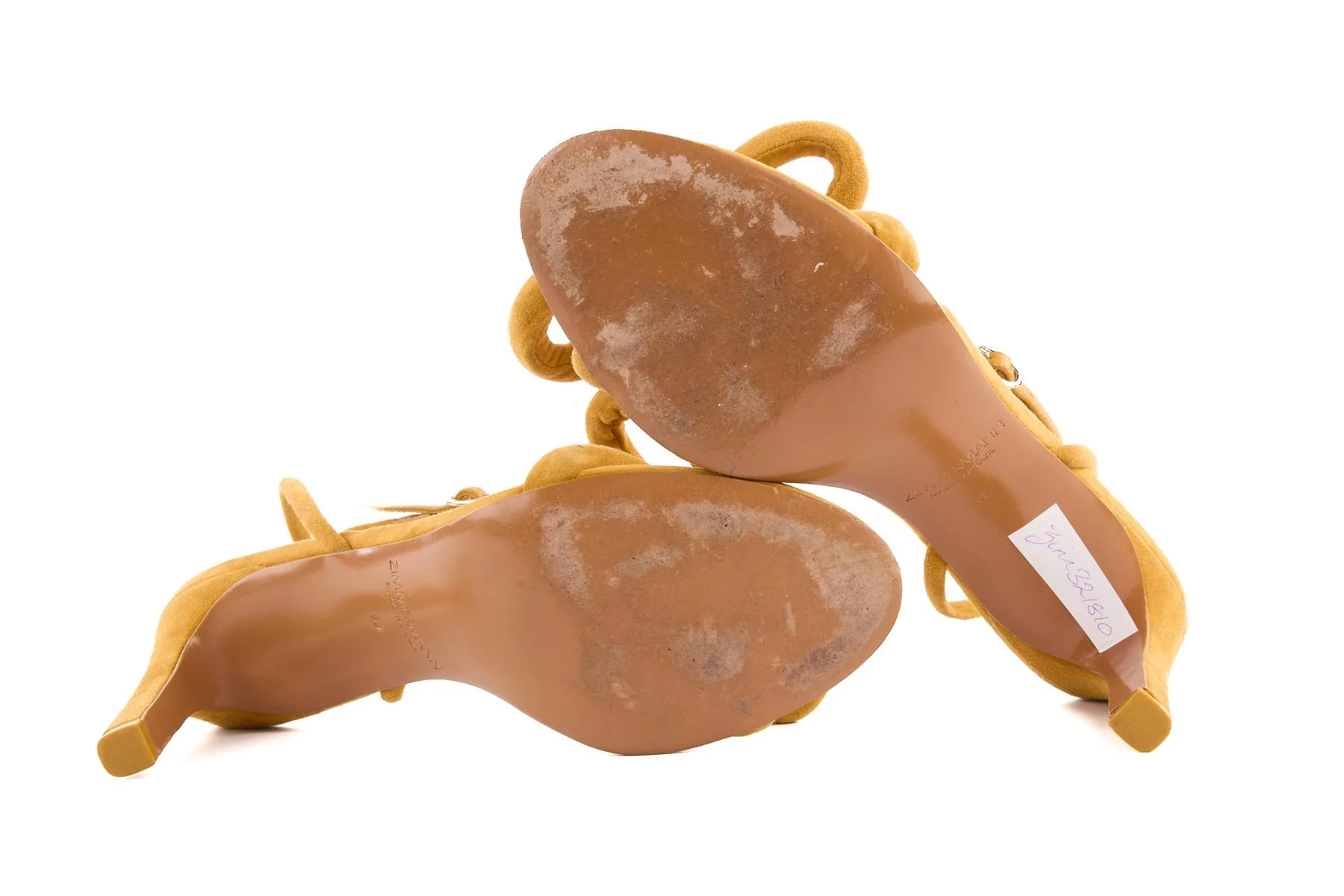 ZIMMERMANN YELLOW SUEDE SANDALS EU 39 UK 6 US 9 - Image 6