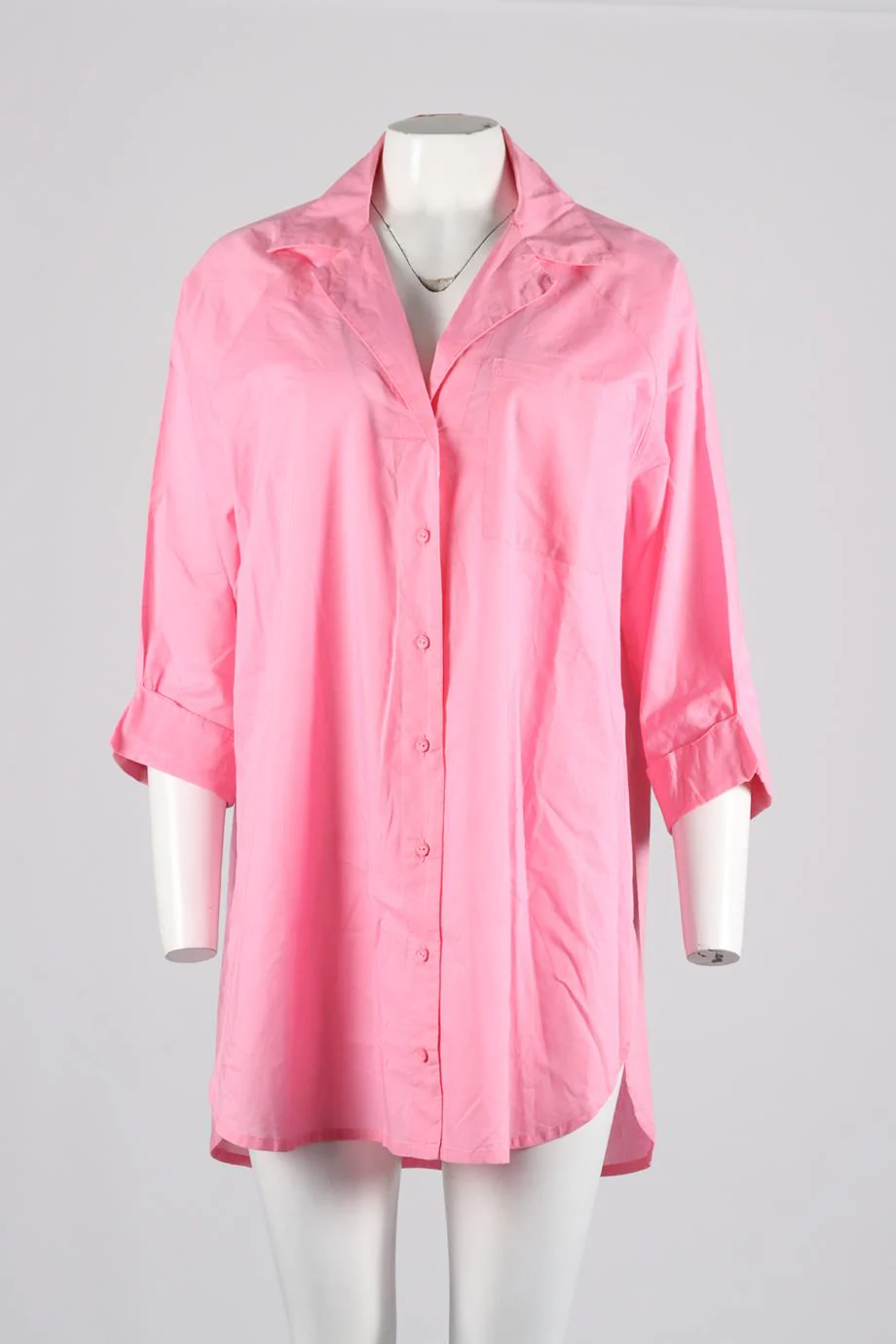 ZULU AND ZEPHYR OVERSIZED COTTON SHIRT US 4 UK 8 - Image 2